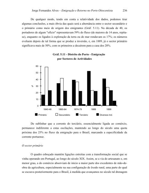 emigração e retorno no porto oitocentista - Repositório Aberto da ...