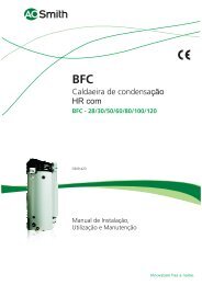 BFC 28 - 120, termoacumulador de condensação - AO Smith ...