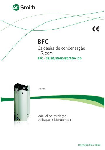 BFC 28 - 120, termoacumulador de condensação - AO Smith ...