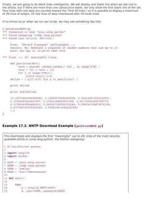 Core Python Programming (2nd Edition)