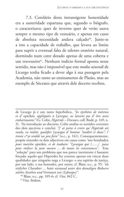 Oração Contra Leócrates - Universidade de Coimbra