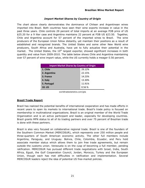 Brazil Wine Market Report JBC EMP July 2011 - California Wine ...