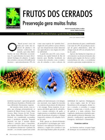 FRUTOS DOS CERRADOS - Biotecnologia