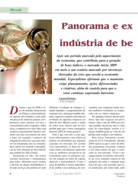 Panorama e ex indústria de be - Engarrafador Moderno