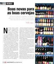 Boas novas para as boas cervejas - Cozinha Profissional