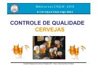 controle de qualidade cervejas - Conselho Regional de Química - IV ...