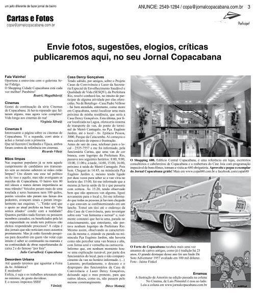 edição 208 impresso pdf - Jornal Copacabana