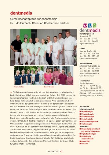 Artikel Ã¶ffnen - Ihr Zahnarzt in  Krefeld, Dr. Roesler und Dr. Burbach ...