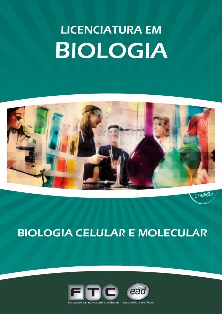 capas biologia celular e molecular - FTC EAD - FACULDADE
