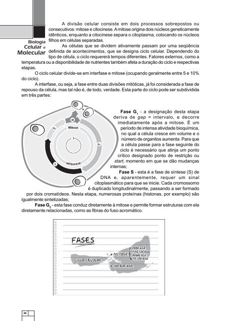 capas biologia celular e molecular - FTC EAD - FACULDADE