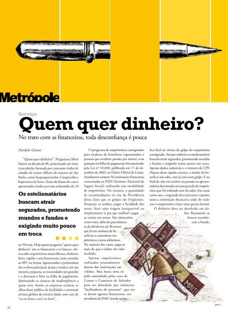 No embalo do povão - Revista Metrópole