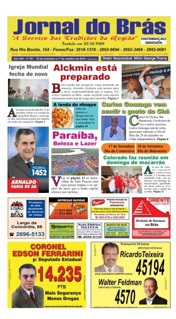 Edição 191 - Jornal do Brás