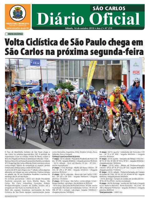 Diário Oficial - São Carlos - Prefeitura Municipal de São Carlos