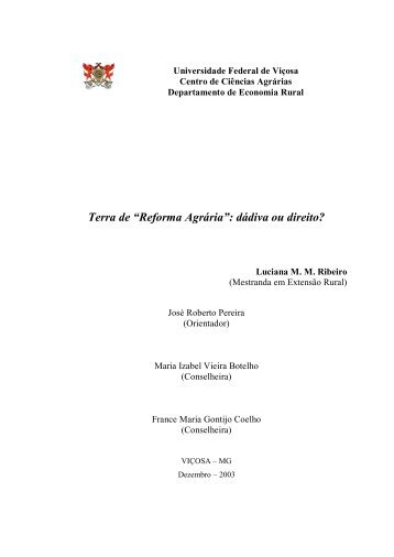 Luciana Maria Monteiro Ribeiro - Programa de Pós-Graduação em ...
