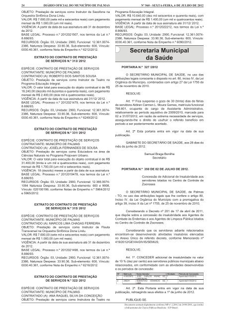 Diario_Municipio_N_560_06_07 -.indd - Diário Oficial de Palmas ...