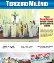 jornal Terceiro Milênio - Arquidiocese de Sorocaba
