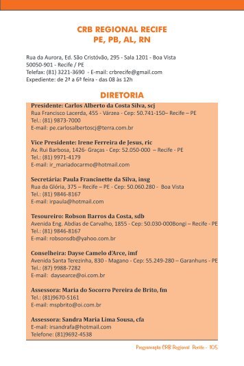 Programação CRB Regional Recife.pdf - CRB Nacional