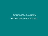 Cronologia da Ordem Beneditina em Portugal