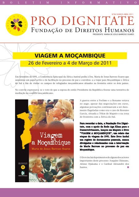 VIAGEM A MOÇAMBIQUE - Pro Dignitate