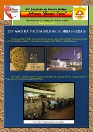 Informativo “Guardião Central” - Polícia Militar de Minas Gerais