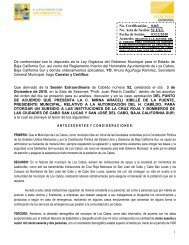 Certificación 566-IX-2008 - Ayuntamiento de Los Cabos
