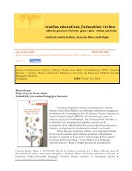 Trayectorias: Biografías y Prácticas - Education Review