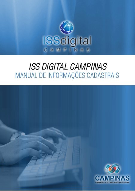 Manual de preenchimento das informações cadastrais - ISS Digital ...