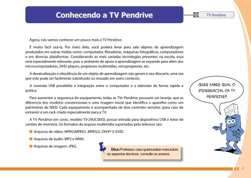 TV Pendrive - Gestão Escolar - Estado do Paraná