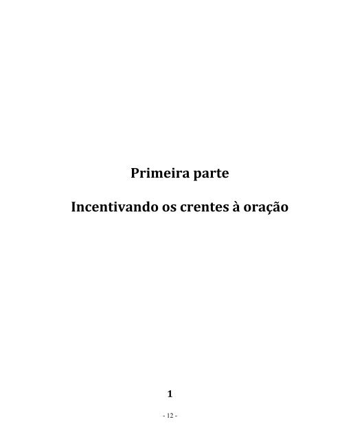 Oração a chave do avivamento - Comunidades