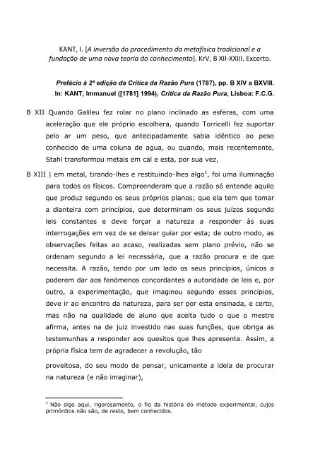 Teoria do conhecimento de Kant