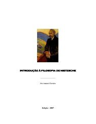 Introdução a Filosofia de Nietzsche por Amauri Ferreira - Stoa