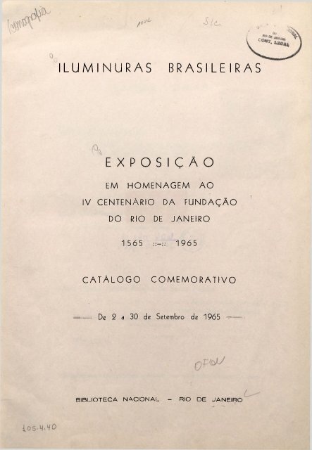 Untitled - Fundação Biblioteca Nacional