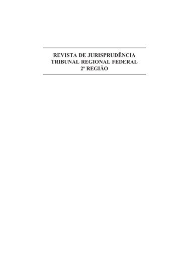 REVISTA 29 - Jurisprudência - TRF