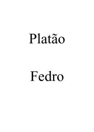 [1º Ano] Platão - Fedro - Charlezine