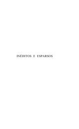 INÉDITOS E ESPARSOS - BEMaior