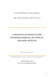 Paulo Simões Nunes - Conferência Nacional de Educação Artística