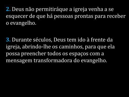 O projeto de Deus é o nosso projeto