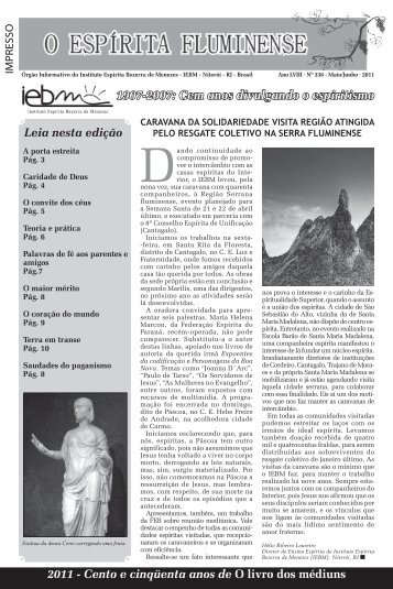 MAI-JUN-2011.pdf - Instituto Espírita Bezerra de Menezes