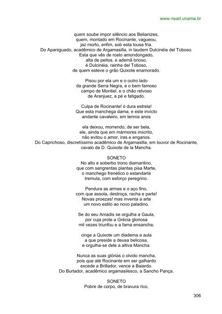 D.Quixote de La Mancha - Unama