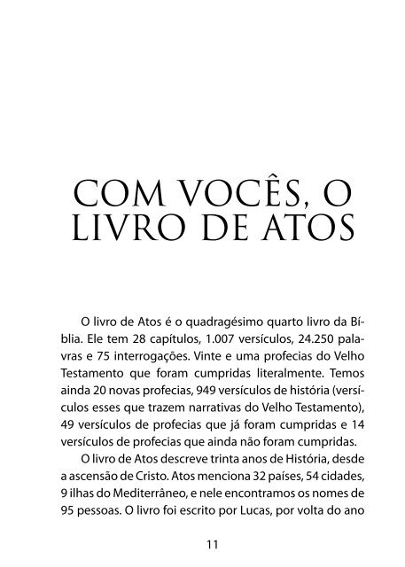 Atos hoje