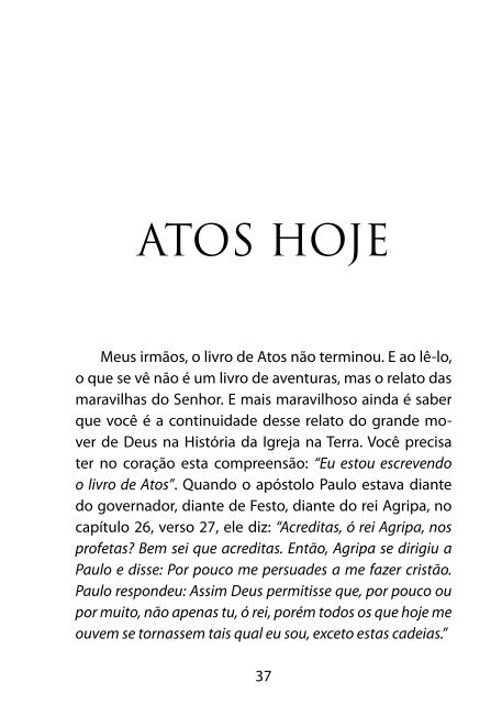 Atos hoje