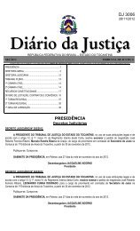 diretoria geral - Tribunal de Justica do Tocantins