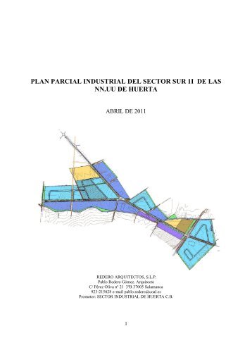 plan parcial industrial del sector sur 1i de las nn.uu de huerta