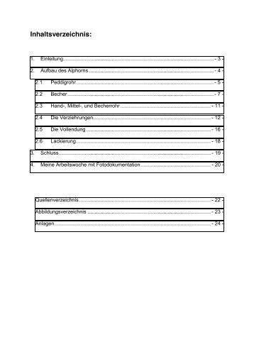 2. Aufbau des Alphorns - Wetter Instrumente