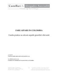 Fare affari in Colombia 2010 - Centro Estero delle Camere di ...