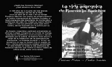 La Vida Anárquica de Florencio Sánchez (Pascual Muñoz)