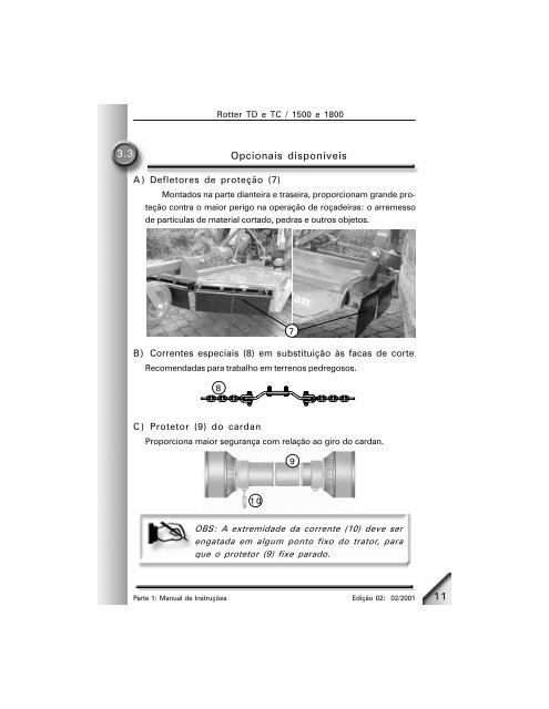 Manual de Instruções - Implementos Agrícolas Jan S/A