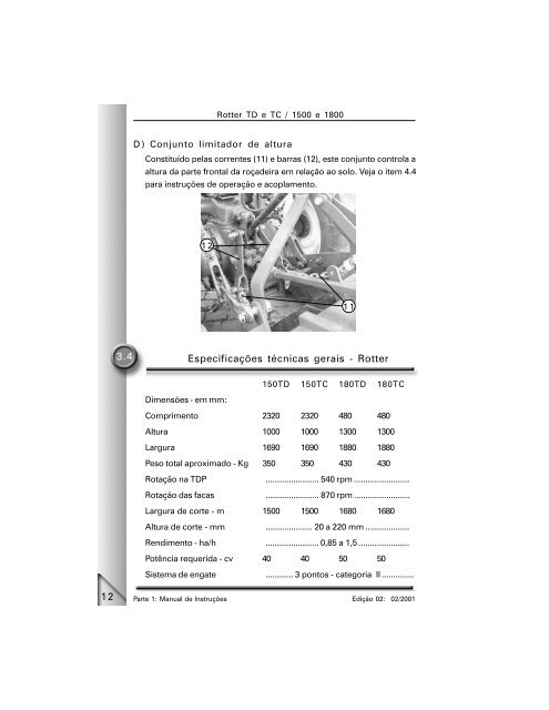 Manual de Instruções - Implementos Agrícolas Jan S/A