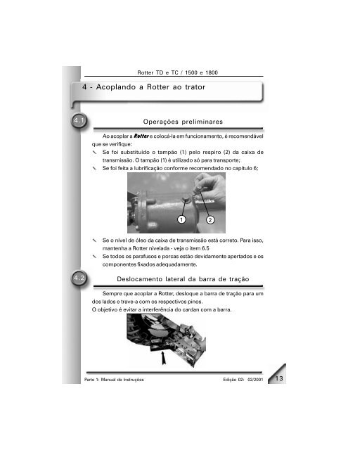 Manual de Instruções - Implementos Agrícolas Jan S/A