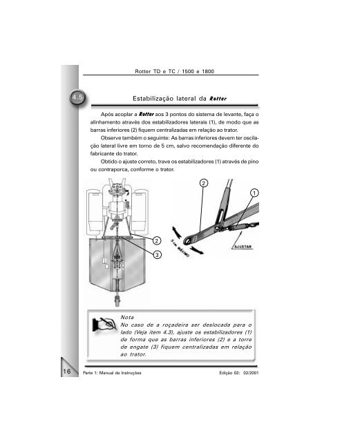 Manual de Instruções - Implementos Agrícolas Jan S/A